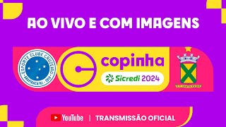 JOGO COMPLETO EC CRUZEIRO ARAPIRACA AL X SANTO ANDRÉ  PRIMEIRA FASECOPINHA SICREDI 2024 [upl. by Alleyn]