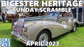 SUNDAY SCRAMBLE great cars at Bicester Heritage April 2023 [upl. by Ailehs]