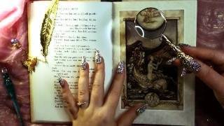 Experience the MOST RELAXING ASMR Midsummer Nights Dream Book Ever Tapping Tracing Inaudible [upl. by Mossberg341]