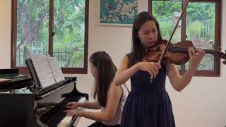 ABRSM Grade 6 Violin Exam 2024 C3 In a Spanish Garden 英国皇家小提琴6级 [upl. by Aleekahs]