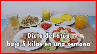 Dieta del atún baja 5 kilos en una semana [upl. by Mallorie]