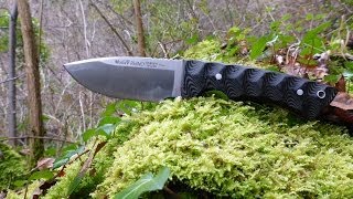 Muela Rhino Bushcraft Knife in 14C28N Sandvik Alloy [upl. by Seyah]