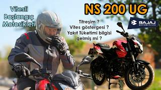 Bajaj Pulsar NS 200 UG İncelmesi  Vitesli Başlagıç Motosikleti [upl. by Tsnre]