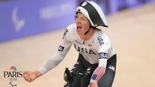 18 year old American breaks through with cycling bronze at Paris Paralympics  NBC Sports [upl. by Petula]