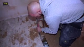 Tommys Yard How to repair floor boards [upl. by Aksel]