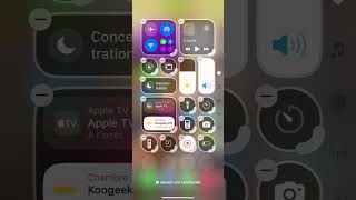 Comment personnaliser le Centre de contrôle sous iOS 18 iphone smartphone ios18 ios [upl. by Iuqcaj678]