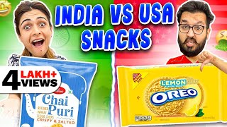 🇮🇳 Indian Snacks Vs American Snacks 🇺🇸 Which Is Better  🤔 [upl. by Pelagia]