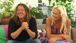 Malena Ernman och Svante Thunberg om konsten att vara ett par och arbeta ihop  Nyhetsmorgon TV4 [upl. by Apps]