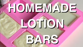 How to make lotion bars  Plastic free  Homemade amp DIY [upl. by Celestina]