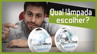 Diferença entre as lâmpadas Xtreme Vision e Crystal Vision da Philips [upl. by Ymassej]