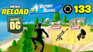 OG Fortnite Reload  High Kill Gameplay  Keyboard amp Mouse [upl. by Jowett450]