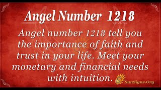 Angel Number 1218 Trust Your INTUITION [upl. by Nelson]