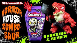 Zuru ® Smashers  Horror House  Dino Zombie Zombosaur  Unboxing amp Review  WOW   Mini Rant [upl. by Pesek976]