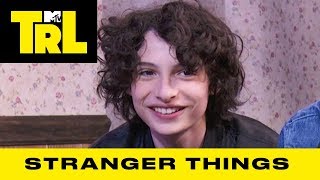 The Stranger Things Cast Reveal OnSet Secrets  TRL Weekdays at 4pm [upl. by Laetitia303]