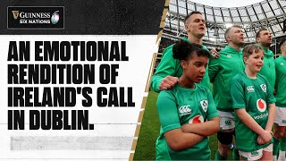 An emotional rendition of Irelands Call in Dublin  2023 Guinness Six Nations [upl. by Mcwilliams]