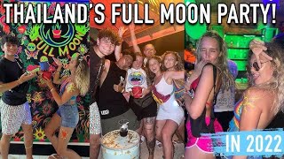 World Famous FULL MOON PARTY KOH PHANGAN THAILAND  Thailand Full Moon Party  Full Moon Party [upl. by Ytirahs]