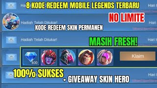 BONGKAR 8 KODE REDEEM ML TERBARU KODE REDEEM MOBILE LEGENDS TERBARU HARI INI UPDATE JANUARI 2024 [upl. by Wieren]