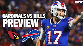 Bills vs Cardinals Week 1 Preview  PFF [upl. by Stclair]