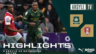 Plymouth Argyle v Rotherham United highlights [upl. by Fari]