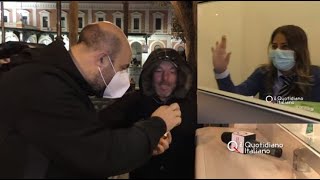 Lello corteggia la dipendente Amtab e torna al dormitorio El Pedro offre pranzo e cena [upl. by Nerhtak535]