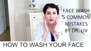 How to wash your face properly to avoid acne by Dr Liv [upl. by Eldwen]