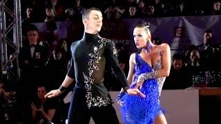 David Odstrcil  Tara Bohak Czech national latin championship 2014 final  chachacha [upl. by Auqenwahs]