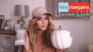 NEW IN HOME BARGAINS SEPTEMBER 2022  AUTUMN HOMEWARE HAUL [upl. by Adore]