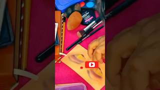 How to apply pressed glitter on eye makeup beautytips eyeshadow colourfuleyeshadow [upl. by Emlynn167]