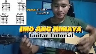 Imo Ang Himaya Acoustic Guitar Tutorial  Easy Guitar Chords [upl. by Kirschner40]