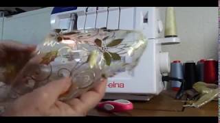 Elna 654 Serger  How to thread for a 4thread overlock tips amp tricks [upl. by Hareenum]