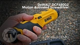 Dewalt DCF680G2 72V Motion Activated Screwdriver  a TOOLSTOP DEMO [upl. by Nilpik]