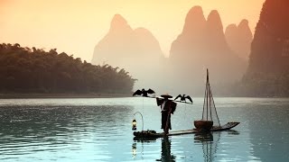 Fishing with Birds Cormorant Fishing in Yangshuo China [upl. by Gladine856]