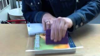 How to Cover a Book with Contact Paper [upl. by Carboni120]