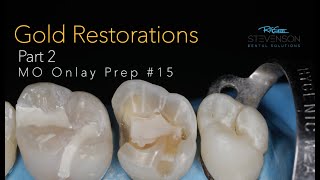 Cast Gold Restorations Part 2 MO Onlay Preparation 15 [upl. by Bathesda]