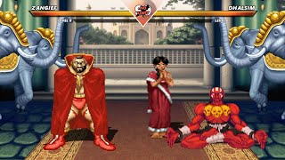 ZANGIEF vs DHALSIM  High Level Awesome Fight [upl. by Leahcimaj]