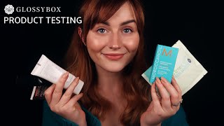 ASMR Glossybox Unboxing  July 2019 [upl. by Teece14]