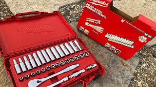 Milwaukee Socket Set Review POSSIBLY The BEST Socket Set [upl. by Bocaj]