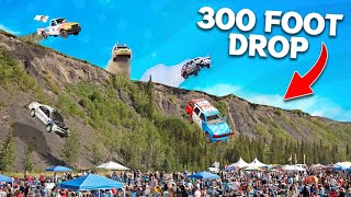 The Alaskan 4th of July CAR LAUNCH  300ft Extreme Jumps [upl. by Byrle]