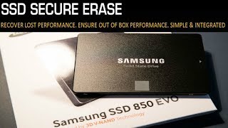 SSD Secure Erase  PARTED MAGIC  RESTORE SSD to factory settings [upl. by Eisseb80]