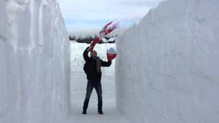 The Worlds Largest Ice Maze in Zakopane Poland [upl. by March]