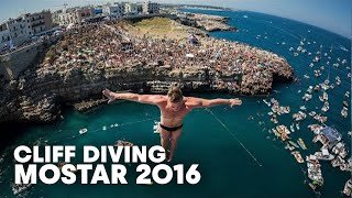 High Precision Diving in Polignano a Mare  Cliff Diving World Series 2016 [upl. by Atinreb]