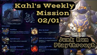 Kahls Weekly Missions 0102  Junk Run Playthrough  Warframe [upl. by Vastah82]