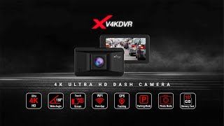 XVIEW Dash Cam XV4KDVR – Feature Video [upl. by Barby]