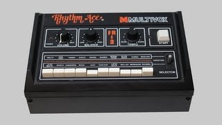 MULTIVOX RHYTHM ACE FR3  Vintage Rhythm Box 1979  HD DEMO  SAMPLE PACK [upl. by Einnok]