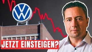 VW Aktie stürzt ab  Jetzt kaufen 71 seit den Höchstständen [upl. by Kester]