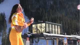 Krysty Bosse remakes John Denver Singing on Skis  Dancing with the Mountains [upl. by Sutit]