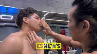 Zurdo Ramirez in camp 12 days out from making history EsNews Boxing [upl. by Ttayh]