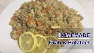 Homemade Quick and Easy CRAB MEAT RECIPE [upl. by Godber]