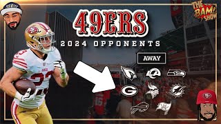 The 49ers Away Opponents in the 2024 NFL Season [upl. by Neffets]