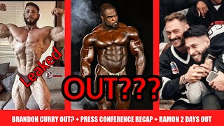 Is Brandon Curry OUT of Olympia  Leaked Ramon Photo  Olympia Press Conference Recap [upl. by Alick]